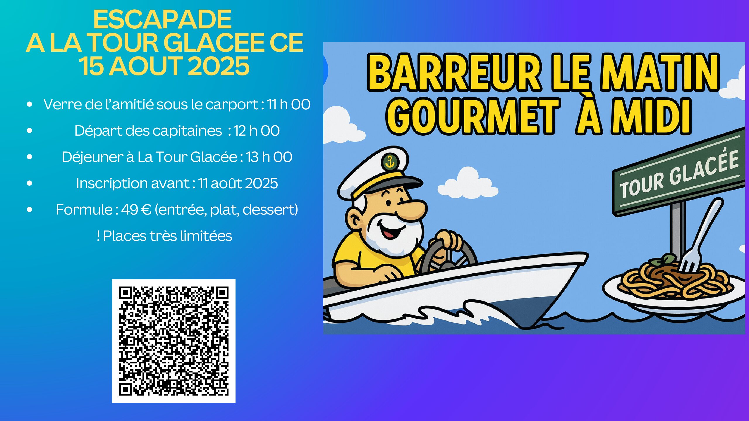 Sortie Ronquières : réservez avant ce lundi 11 août
