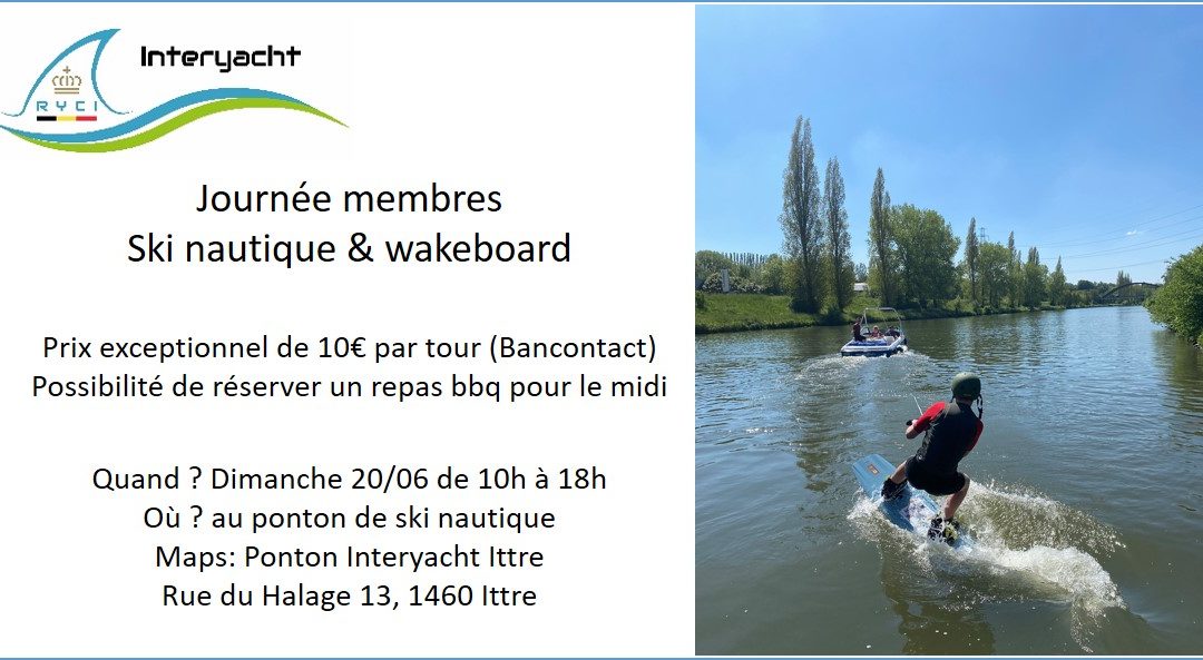 Journée Ski & Wakeboard 20/06/2021