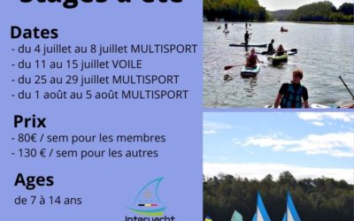 VOILE, KAYAK, KANOE, PADDLE, SKI (stages)