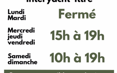 Nouveaux Horaires du Clubhouse Interyacht Ittre ⛵