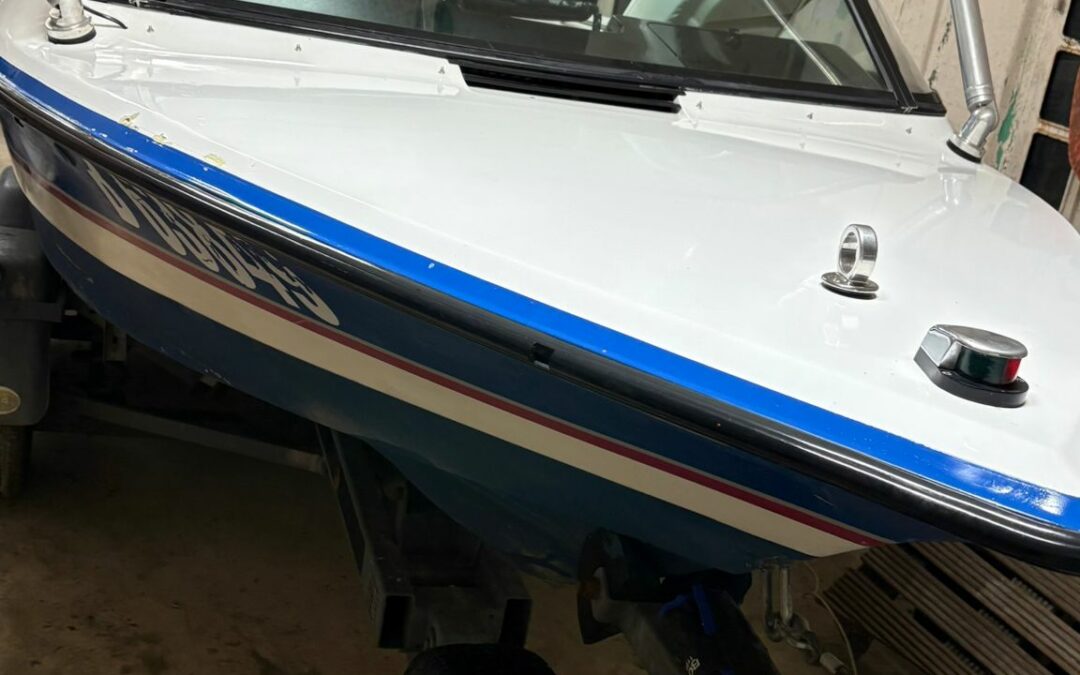 Un bateau ski tout propre !