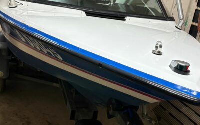 Un bateau ski tout propre !