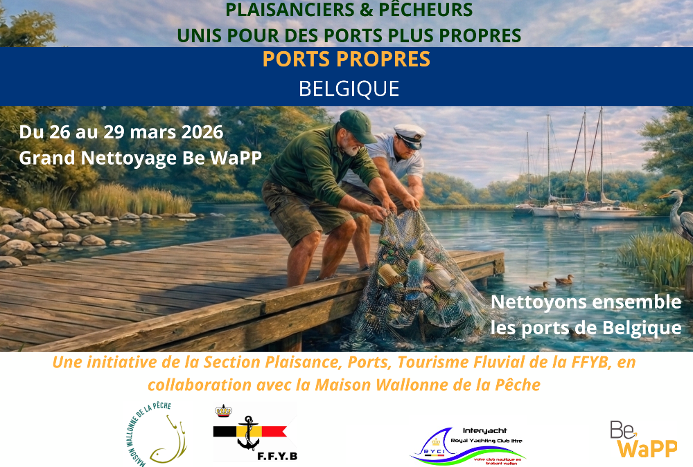 Plaisanciers & Pêcheurs, unis pour des ports plus propres