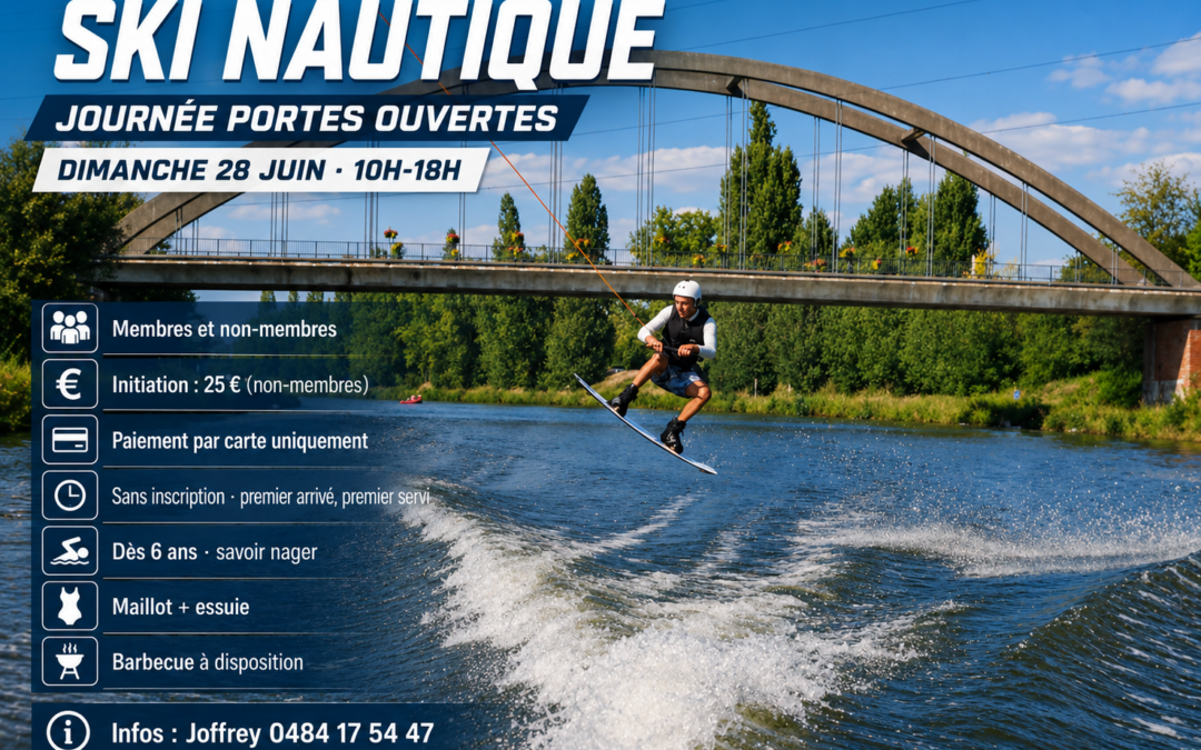 Ski nautique : journée portes ouvertes le 28 juin