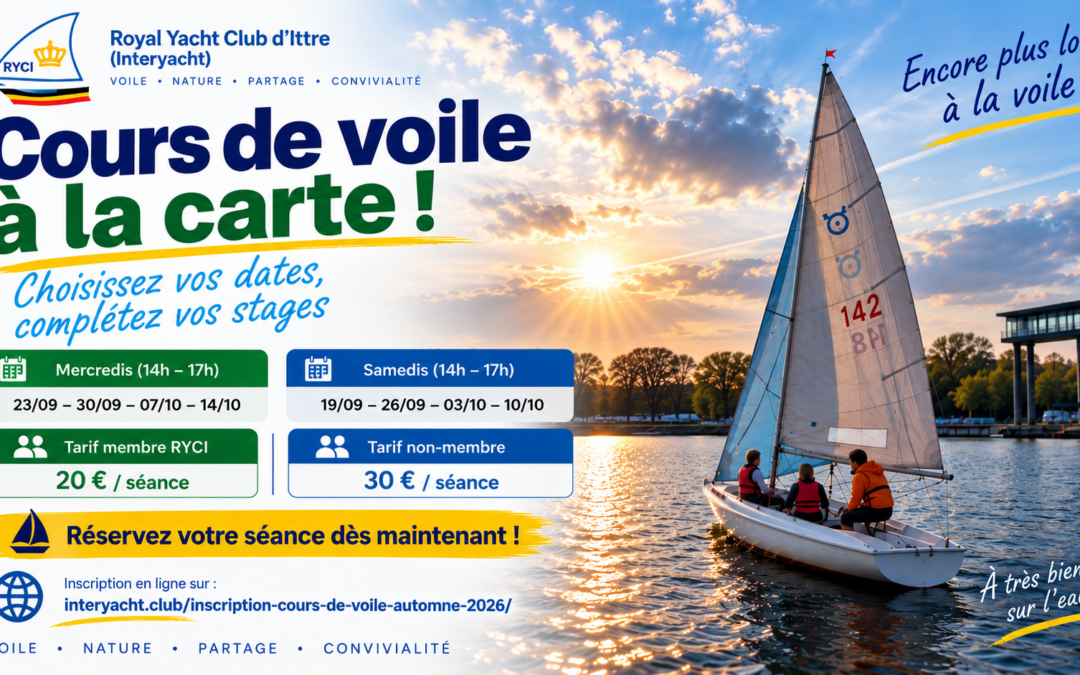 Cours de voile à la carte !