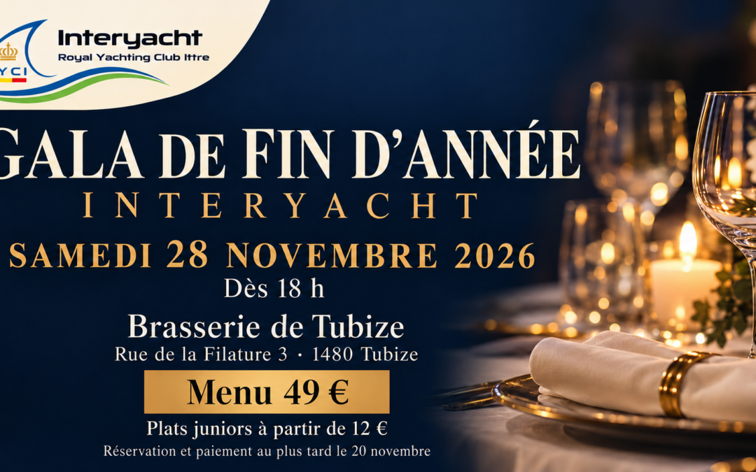 Gala de fin d’année Interyacht : retrouvons-nous le 28 novembre !